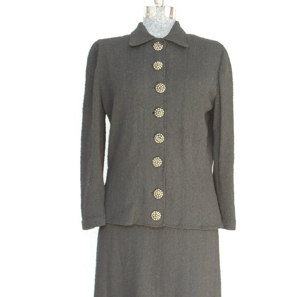 A piece of fashion history: 50's Traina-Norell soft bouclé wool suit - Picture 1 of 6